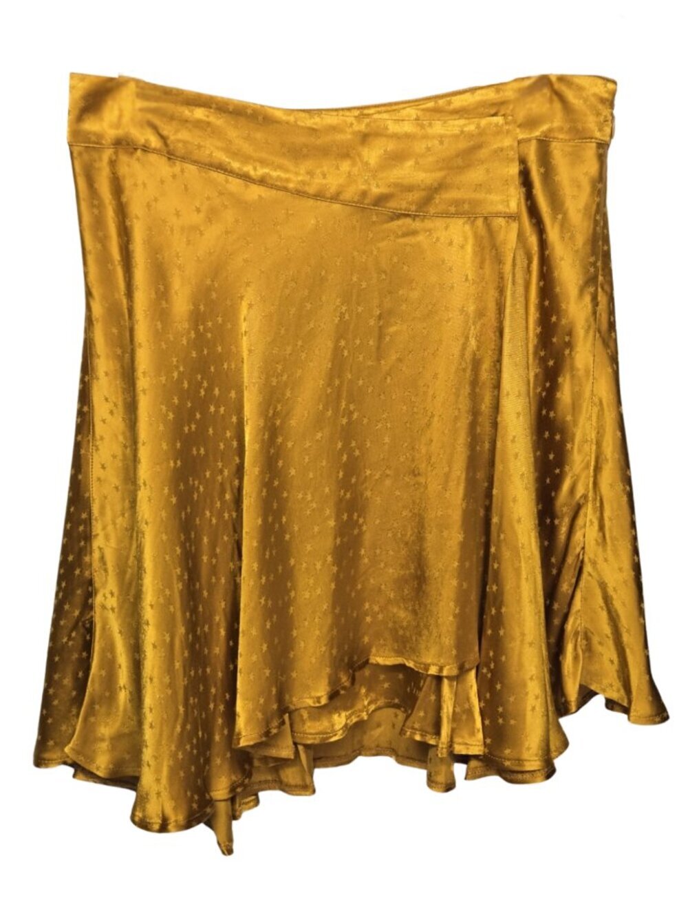 Free People Starstruck Wrap Skirt 10 Fairy Cowgirl Rodeo Stars Festival Flowy